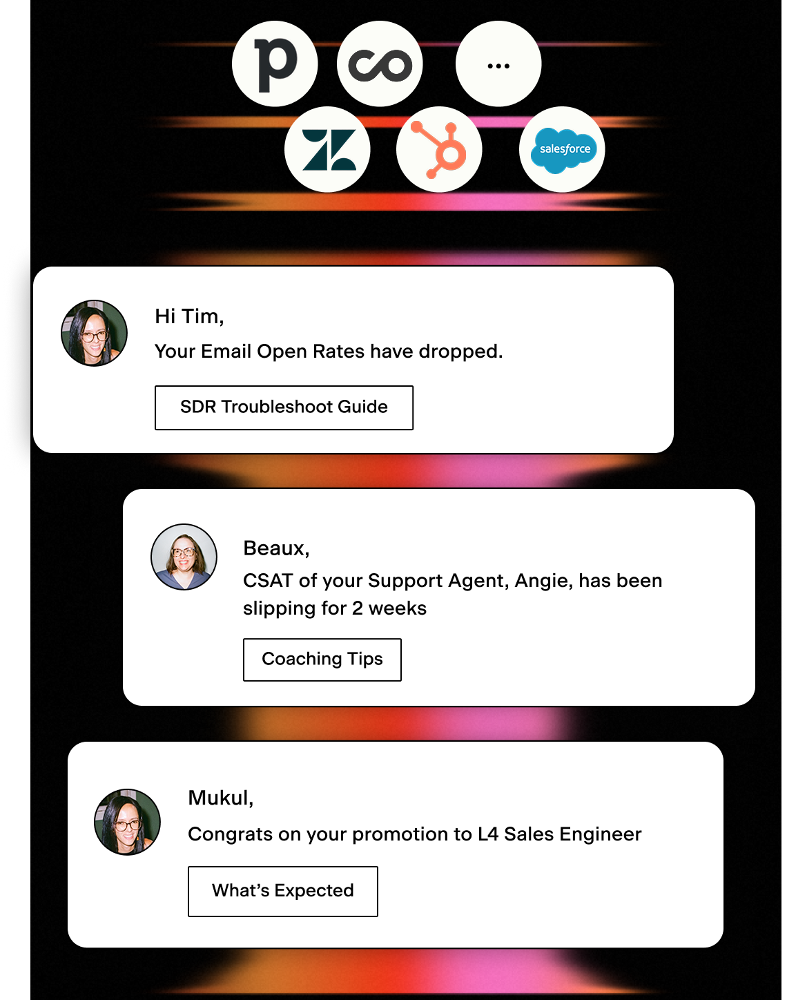 Act on critical performance data